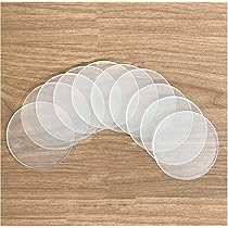 Amazon.co.jp: [Jn6032] アクリル 透明 円 丸 台座 10枚 直径