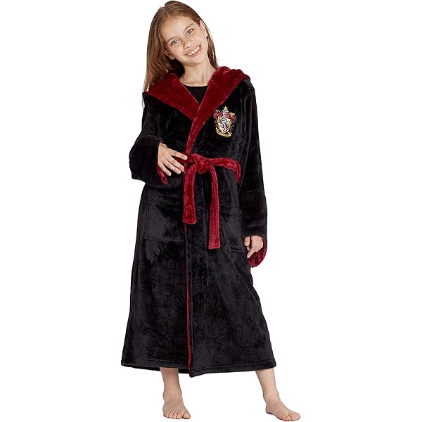 Amazon | ハリーポッター 大人用フリースプラッシュフード付きローブ