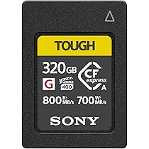 CFexpress Type Aメモリーカード TOUGH 320GB Amazon | Sony CEA-Gシリーズ Tough 320GB CFexpress Type-A