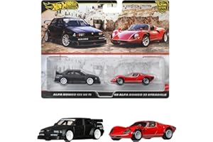 ホットウィール(Hot Wheels) プレミアム 2パック アストンマーティン DB10 / ジャガー C-X75 乗り物おもちゃ ミニカー 3歳から マルチ JBL04