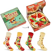 Amazon | [AGRIMONY] ピザボックス 靴下ソックス メンズ おしゃれ