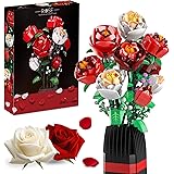 Blossoms, Roses, Flower Toys, Blocks Set, Building Blocks, Toys, For Kids, Adults, Mother's Day, Valentine's Day, Christmas, 
