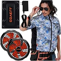 最強冷風服　ファン付きベスト2.8H急速満充電　男女兼用IP45防水　新品未開封 Amazon.co.jp: 【2025最強爆風 32V超高出力 体感-15℃】 空調冷風