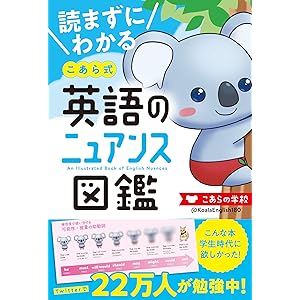 読まずにわかる こあら式英語のニュアンス図鑑