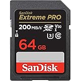 SanDisk (サンディスク) 64GB Extreme PRO SDXC UHS-I メモリーカード - C10、U3、V30、4K UHD、SDカード - SDSDXXU-064G-GN4IN
