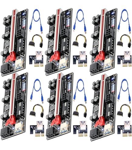 Amazon.co.jp: 最新型 PCI-E 1X to 16X ライザーカード 2フィートUSB