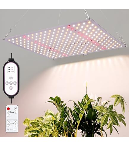 Amazon.co.jp: 植物育成ライト フルスペクトル LED パネル 植物成長