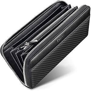 [TSUNEO] 財布 メンズ 長財布 YKK ラウンドファスナー 牛革 大容量 さいふ ビジネス 紳士 小銭入れ