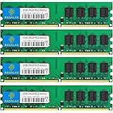 Rasalas DDR2 800 PC2-6400 4枚x2GB DDR2-800 Udimm 2Rx8 1.8V CL6 Non-ECC デスクトップ・コンピュータメモリー