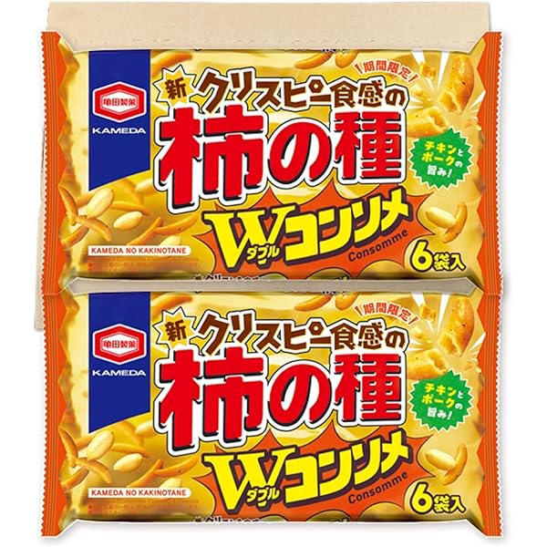 Amazon.co.jp: 亀田の柿の種 うましお 6袋詰 150g ×6袋 PSJBOX