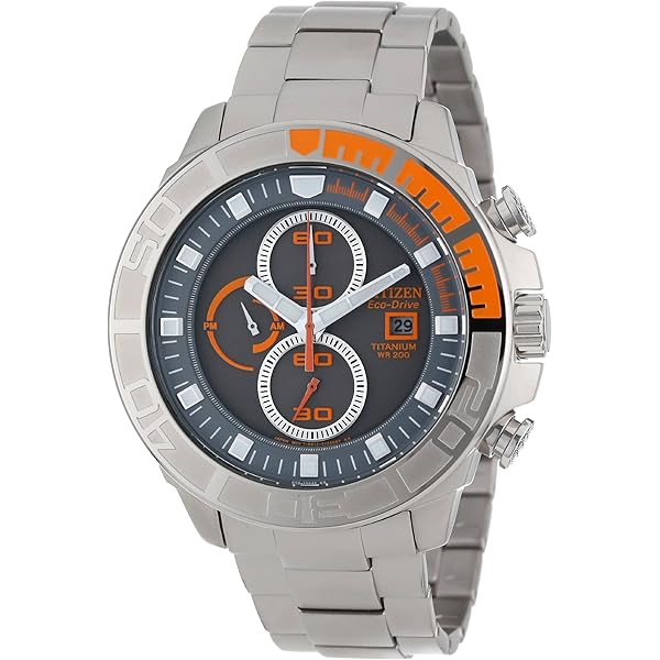 CITIZEN クロノグラフ オレンジ ブラック 51VZLfpAc6L.jpg