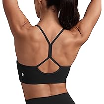 ホワイトV ネック トライアングルスポーツブラ AlO Yoga パッド付き S O1CN01zZU32s1zZvs2eTsLL_!!