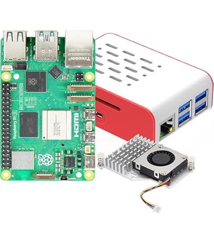 Amazon.co.jp: RasTech Raspberry Pi 5キット 4GB RAM Pi 5ケース付き