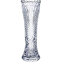 ボヘミアングラス　ブルーラスターローズ　クリスタルガラス　フラワーベース　花瓶 Amazon.co.jp: ボヘミアングラス ブルーラスターローズ 花瓶