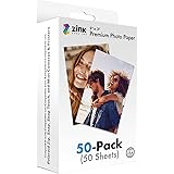 Zink 2インチx3インチ プレミアムインスタント写真用紙 (50枚パック) PolaroidSnap、Snap Touch Zip Mintカメラとプリンターに対応