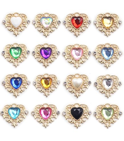 王冠ビーズ Amazon | SUNNYCLUE 10個5種 クラウン チャーム 王冠 チャーム