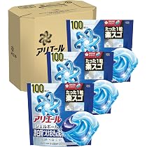 Amazon.co.jp: アリエール ジェルボール【ケース品】大容量 100個×3袋