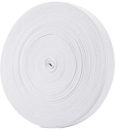 6 Inch Wide White Heavy Knit Elastic Band - High Stretch, 1 Yard Length For Sewing & Crafts - View #7