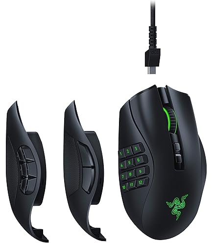 Razer Naga Pro ワイヤレスマウス 本体+充電ドッグ 31xdc1uxTyL.jpg