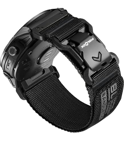 Amazon | GARMIN(ガーミン) QuickFit 26mm Tactical Black Nylon