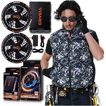 Amazon.co.jp: [COVELL] 【2026業界最強 36V超高出力 -18℃冷感】ファン