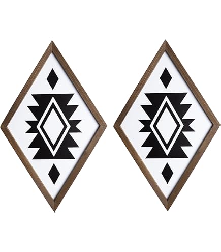 Cukemip Native American Tea Towels Set Of 2 - 16x24 Inch Decorative Kitchen Towels, Black & White, Soft & Absorbent For Farmhouse Decor