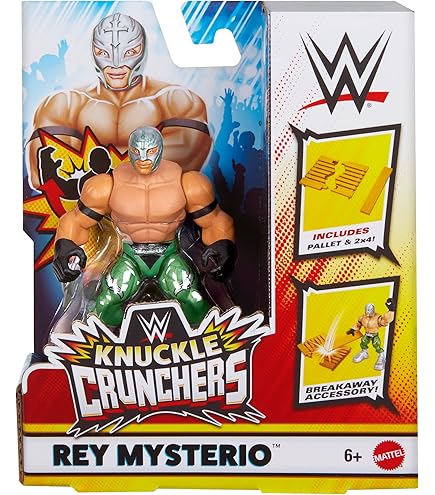 Amazon.co.jp: Mattel WWE ナックルクランチャープレイセット