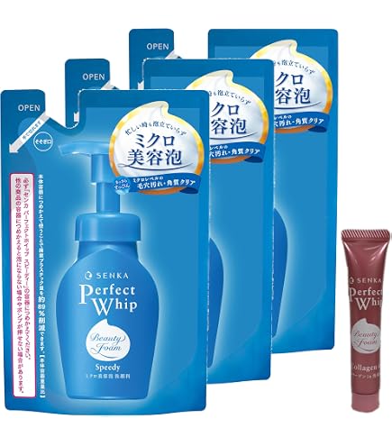 Amazon | センカ SENKA メイクも落とせる泡洗顔料 本体 150mL+