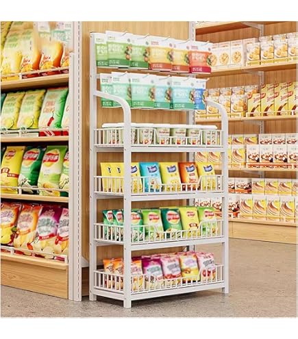 これはゴンドラ什器と呼ばれる、店舗で商品を陳列するために使われる棚です。スチール製で組み替えが可能で、スーパーマーケットやドラッグストアなどでよく見られます これはゴンドラ什器と呼ばれる、店舗で商品を陳列するために使われる棚