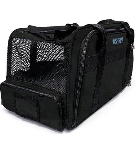 Amazon.co.jp: Sherpa Original Deluxe Pet Carrier, Medium, Black by