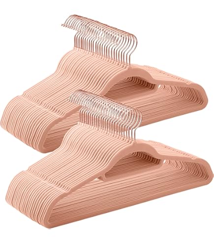 200-Pack Velvet Hangers Non-Slip 360¬¨‚àû Swivel Hook Space-Saving Black – Pyle USA