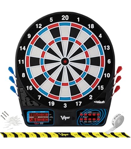 Electronic Dart Board, Soft Tip Dartboard Set 40 Games, 427