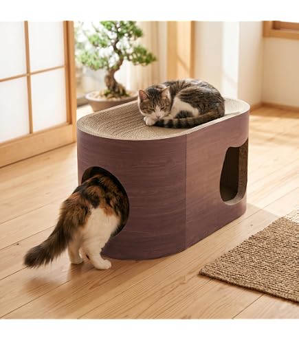 Amazon 猫 つめとぎ 爪研ぎ 麻 手作り 爪とぎ ベッド すり鉢型 滑り止め付き ストレス解消 運動不足改善 家具破壊防止 スイカ 猫ベッド 多機能 可愛い バランス サイザル麻 天然素材 型崩れしにくい 丈夫 掻き耐える 猫用おもちゃ GUREITOJP 爪とぎ 通販 猫 つめとぎ