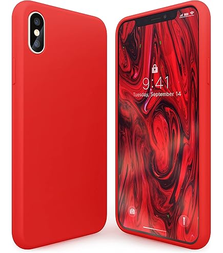 unifiss iPhone Xs/X ケース iPhoneケース レッド 赤