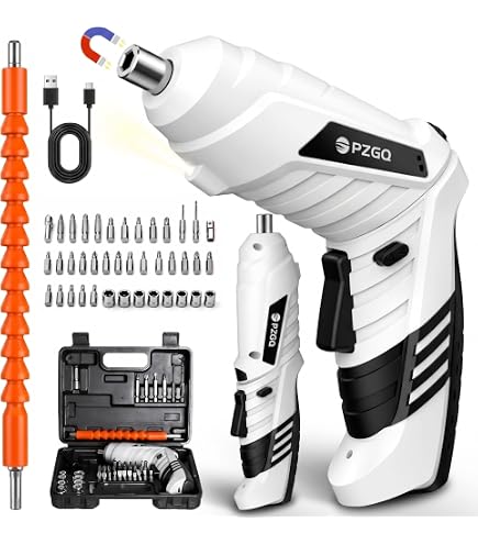 Amazon | 電動ドライバー 小型 コードレス 電動ドリル【2WAY変形】USB