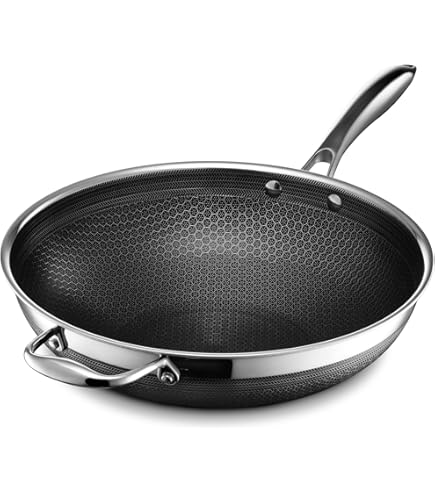 Corelle Brands DuraNano CBDN28WOK-HH/SG Wok Pan with Lid, 28cm