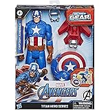 MARVEL マーベル タイタンヒーロー ブラストギア キャプテンアメリカ E7374 正規品 12インチフィギア ランチャー付き