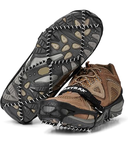 Ice Crampons For Shoes, Traction Cleats With 8 Stainless Steel Spikes - View #6