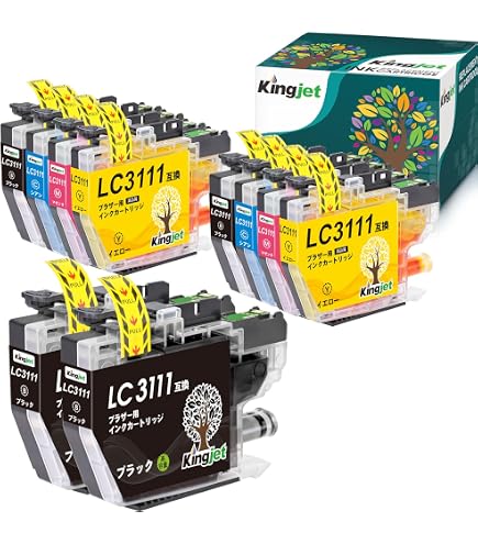 Amazon.co.jp: Brother LC3111 対応 互換インクカートリッジ 12個 (全