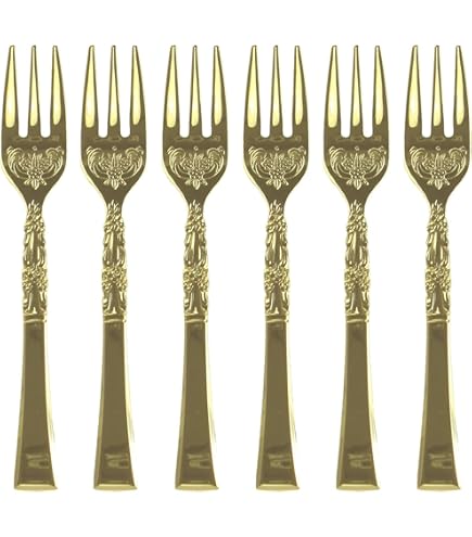 フルーツペンダントフォーク　デザートフォーク　ゴールド/シルバー　8本 imgrc0081721151.jpg