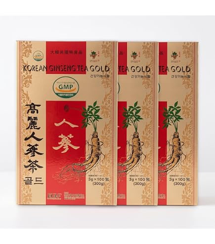 Amazon.co.jp: KGNF 高麗人参茶 GOLD 3g×100P (紙箱） : 食品・飲料・お酒
