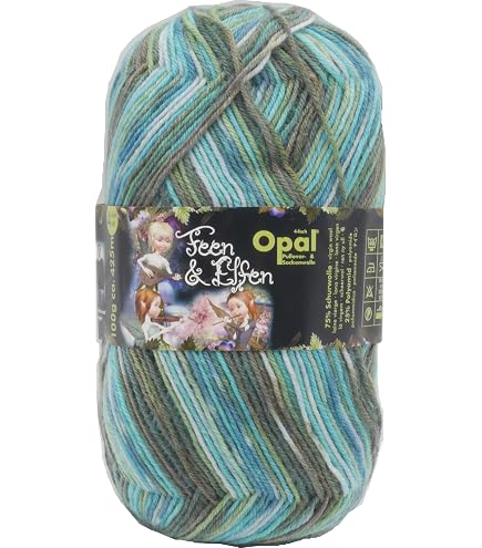 Amazon | 毛糸 Opal オパール シャーフパーテ17 4ply 11594.むら雲