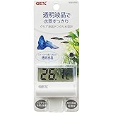 ジェックス GEX AQUA HEATER クリア液晶デジタル水温計 透明液晶 水景すっきり 測定範囲10~40℃ 観賞魚用水温計