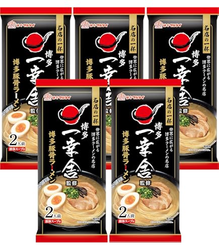 Amazon.co.jp: マルタイ 屋台ラーメン とんこつ味 5食×2袋 計10食 袋