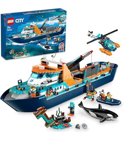 Amazon.co.jp: LEGO City Ocean Exploration Ship 60266, Toy