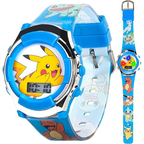 Amazon | ポケモン キッズ クォーツウォッチ プラスチックストラップ