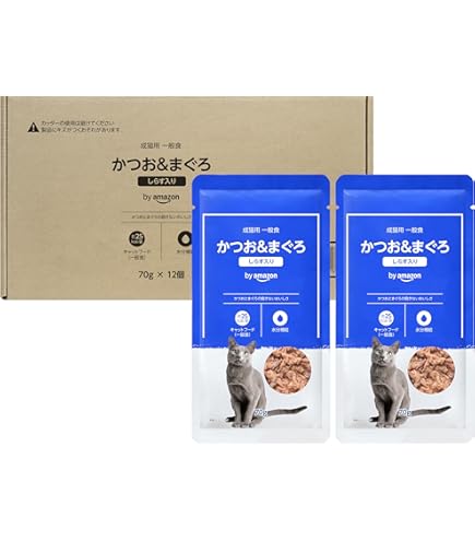 Amazon.co.jp: トップバリュ キャットフードパウチ かつお＆まぐろ