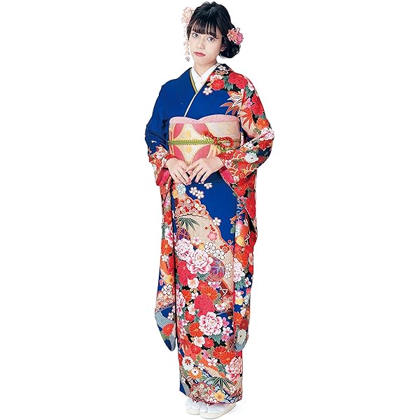 Amazon | [京都うさぎ堂] 振袖用 正絹長襦袢 反物 j-238 ｻｰﾓﾝ