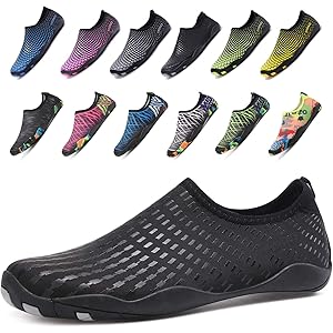 [SIXSPACE] マリンシューズ ウォーターシューズ 水陸両用 アクアシューズ シュノーケリング ビーチシューズ 軽量 通気 ヨガ サーフィン 男女兼用