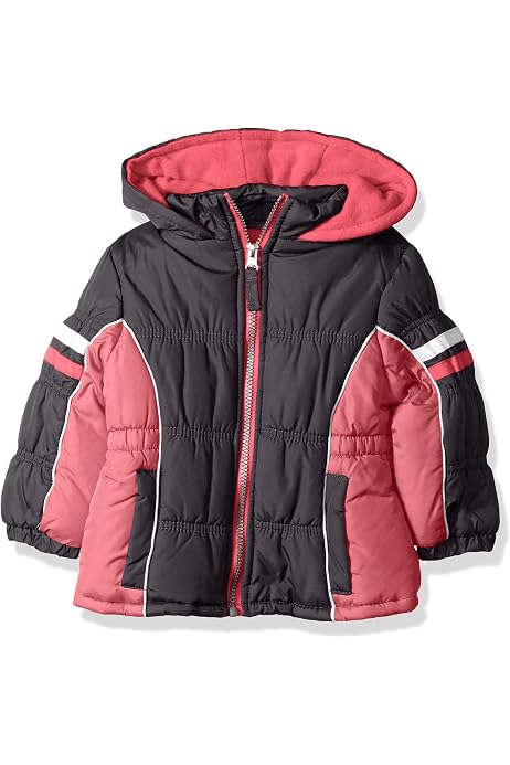 Pink Platinum Baby Girls' Puffer Jacket 